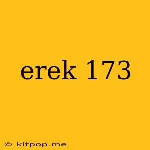 Erek 173