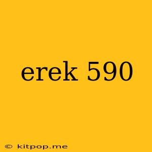 Erek 590