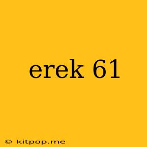 Erek 61