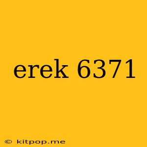 Erek 6371