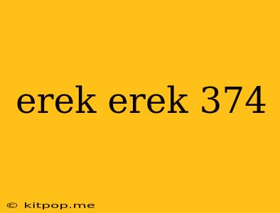 Erek Erek 374