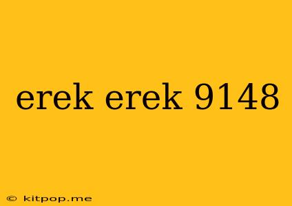 Erek Erek 9148