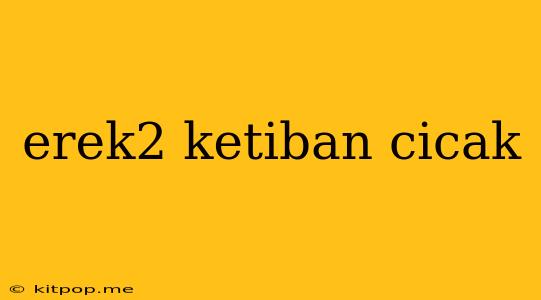 Erek2 Ketiban Cicak