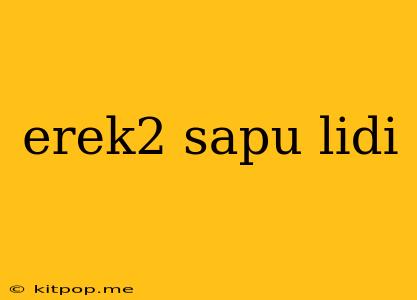 Erek2 Sapu Lidi