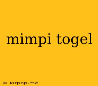 Mimpi Togel