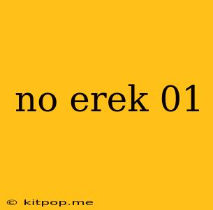 No Erek 01