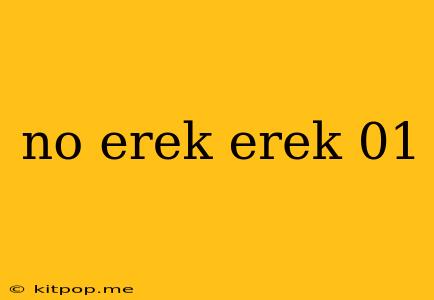 No Erek Erek 01